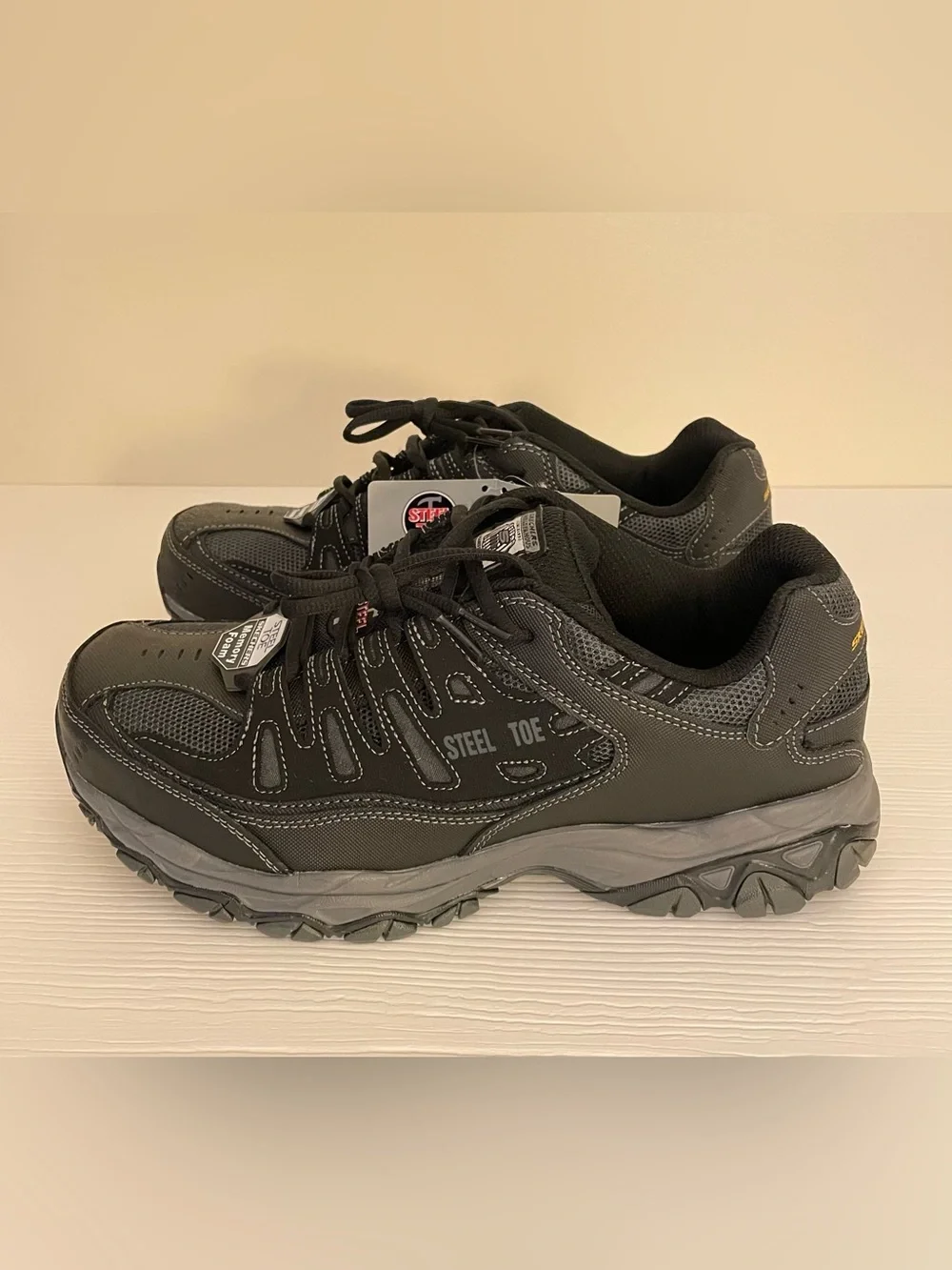 Skechers Men's Cankton Steel Toe Electrical Hazard Construction Shoes Size 11